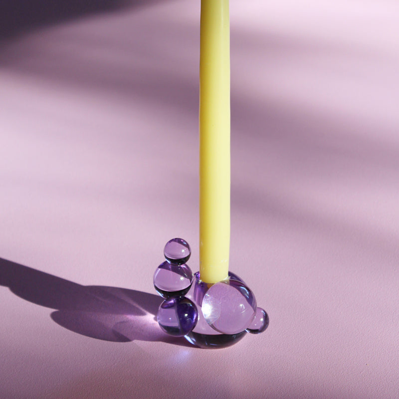 Stences Bubble Candlestick Lilla