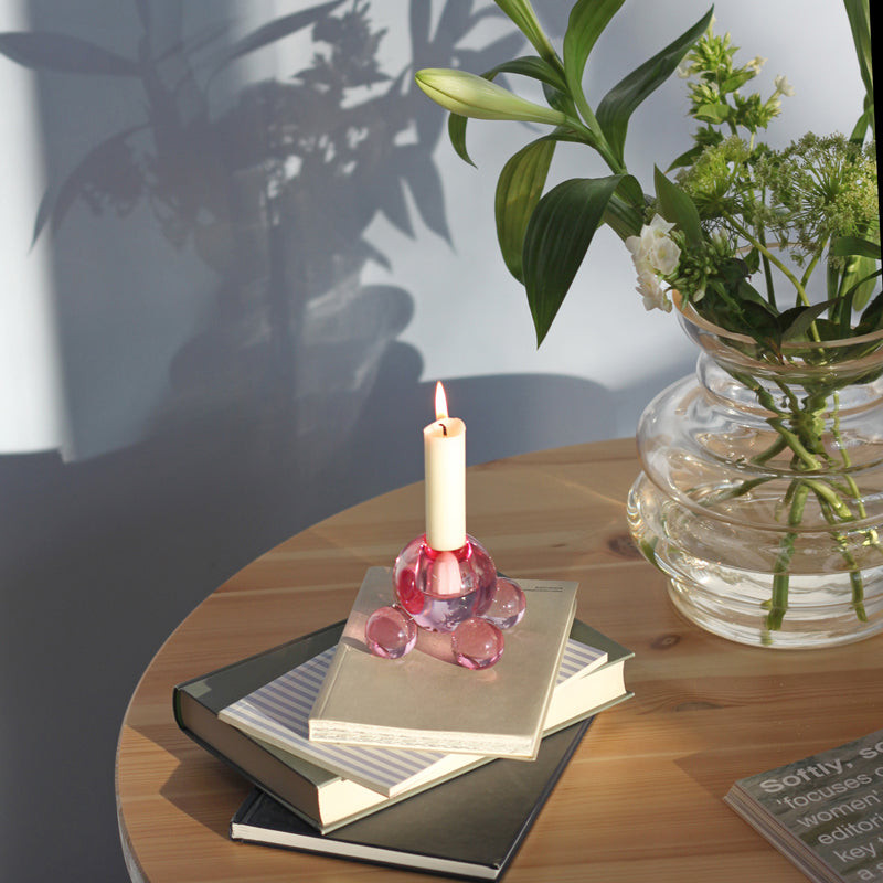 Stences Bubble Candlestick Pink