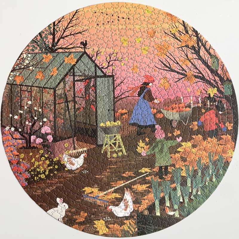 Autumn Feeling - rundt puslespil