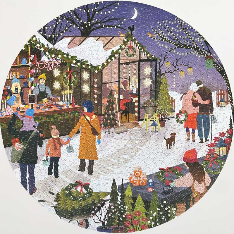 Christmas Market - rundt puslespil