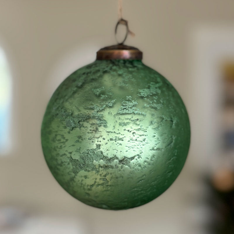 Grøn julekugle