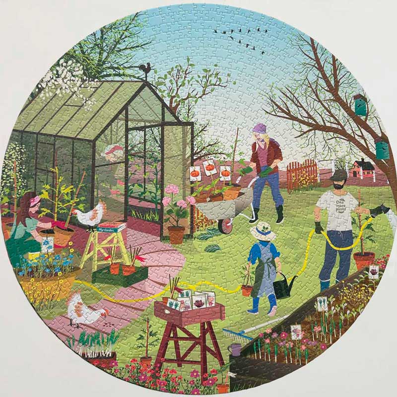 Spring Feeling - rundt puslespil