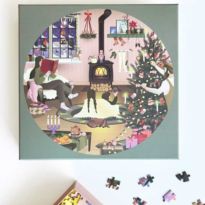 Wonderful Christmas - rundt puslespil