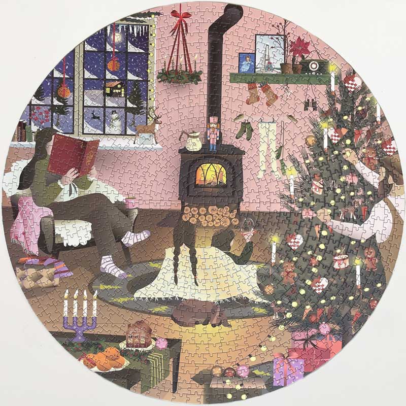 Wonderful Christmas - rundt puslespil