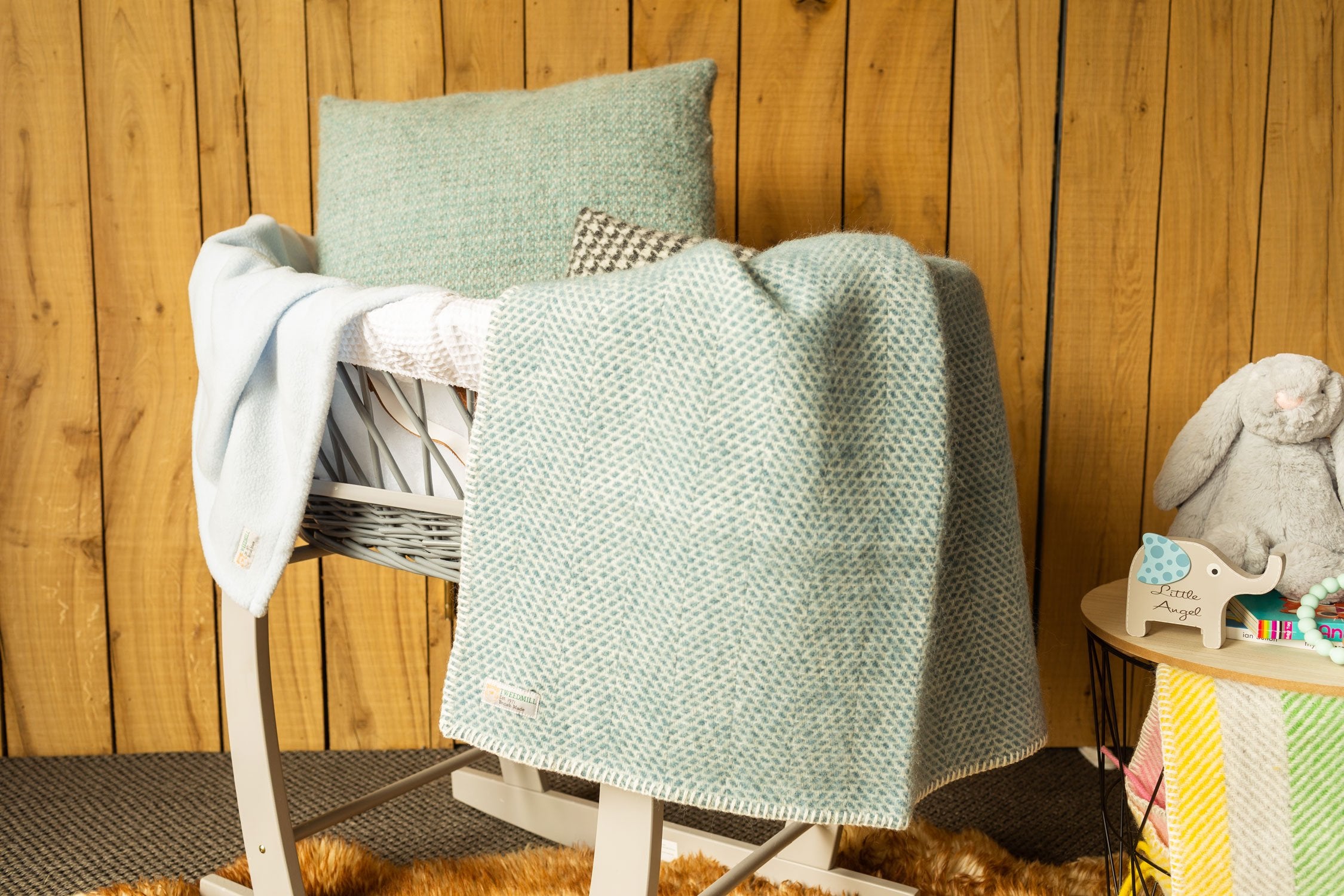 Tweedmill babytæppe – Beehive Ocean