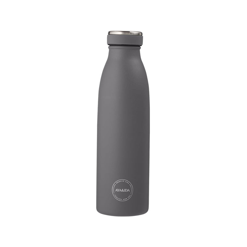 AYA&IDA Drikkeflaske Dark Grey 500 ml