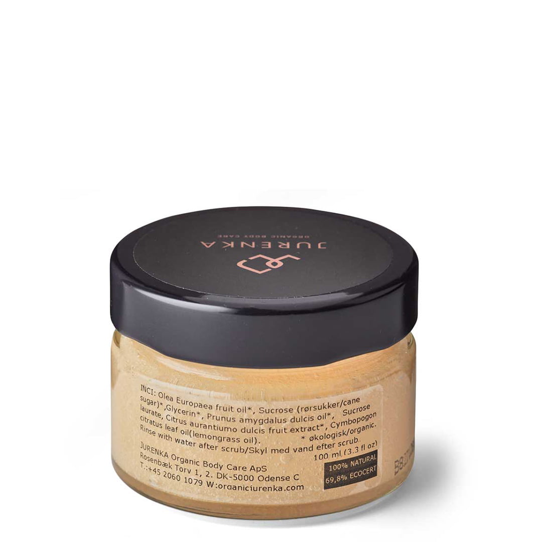 oekologisk body scrub back