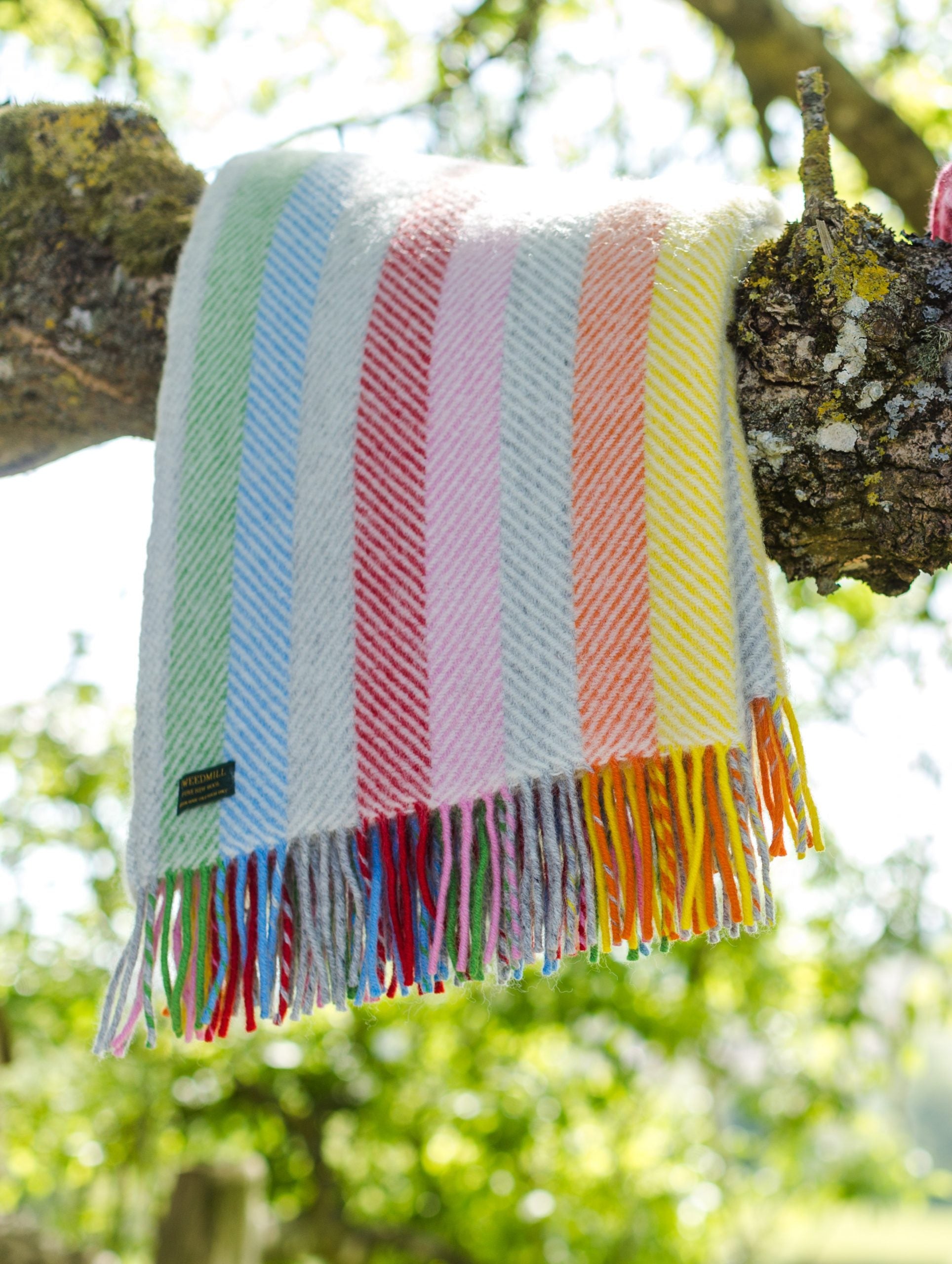 Tweedmill plaid - Stripe Rainbow