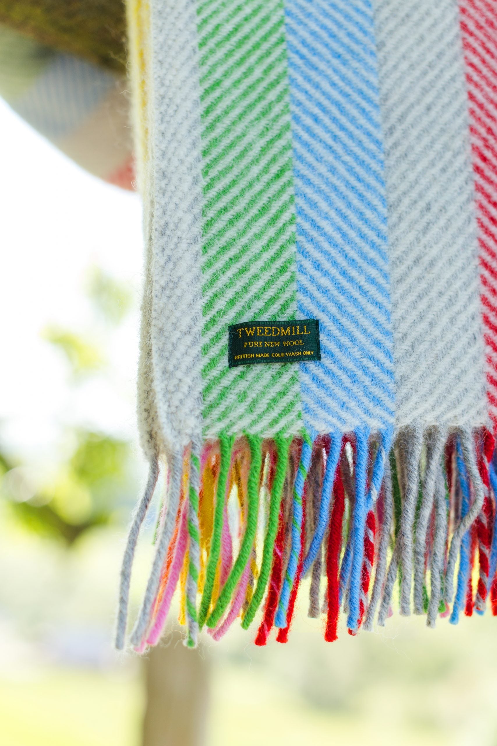 Tweedmill plaid - Stripe Rainbow