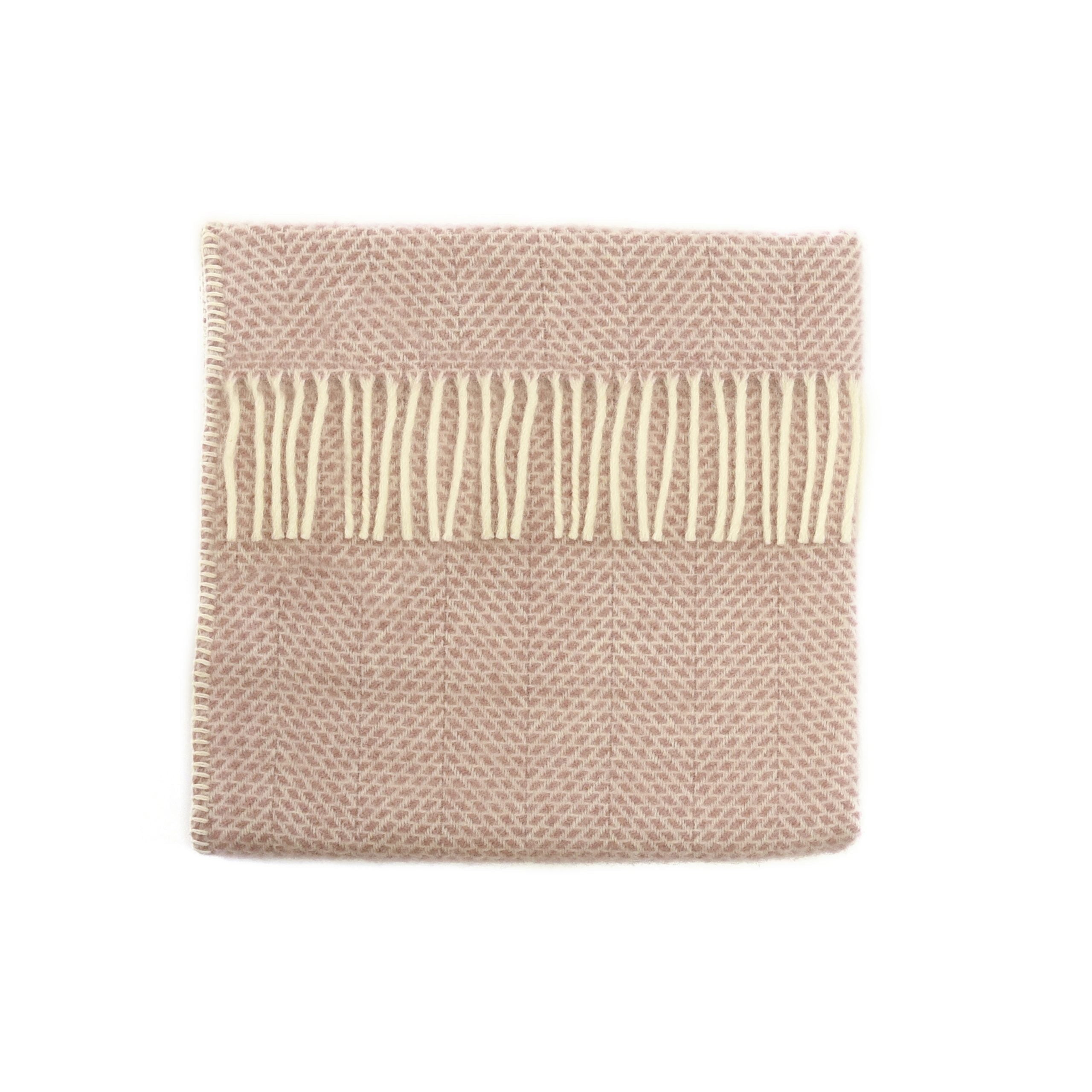 Tweedmill babytæppe – Beehive Dusty Pink