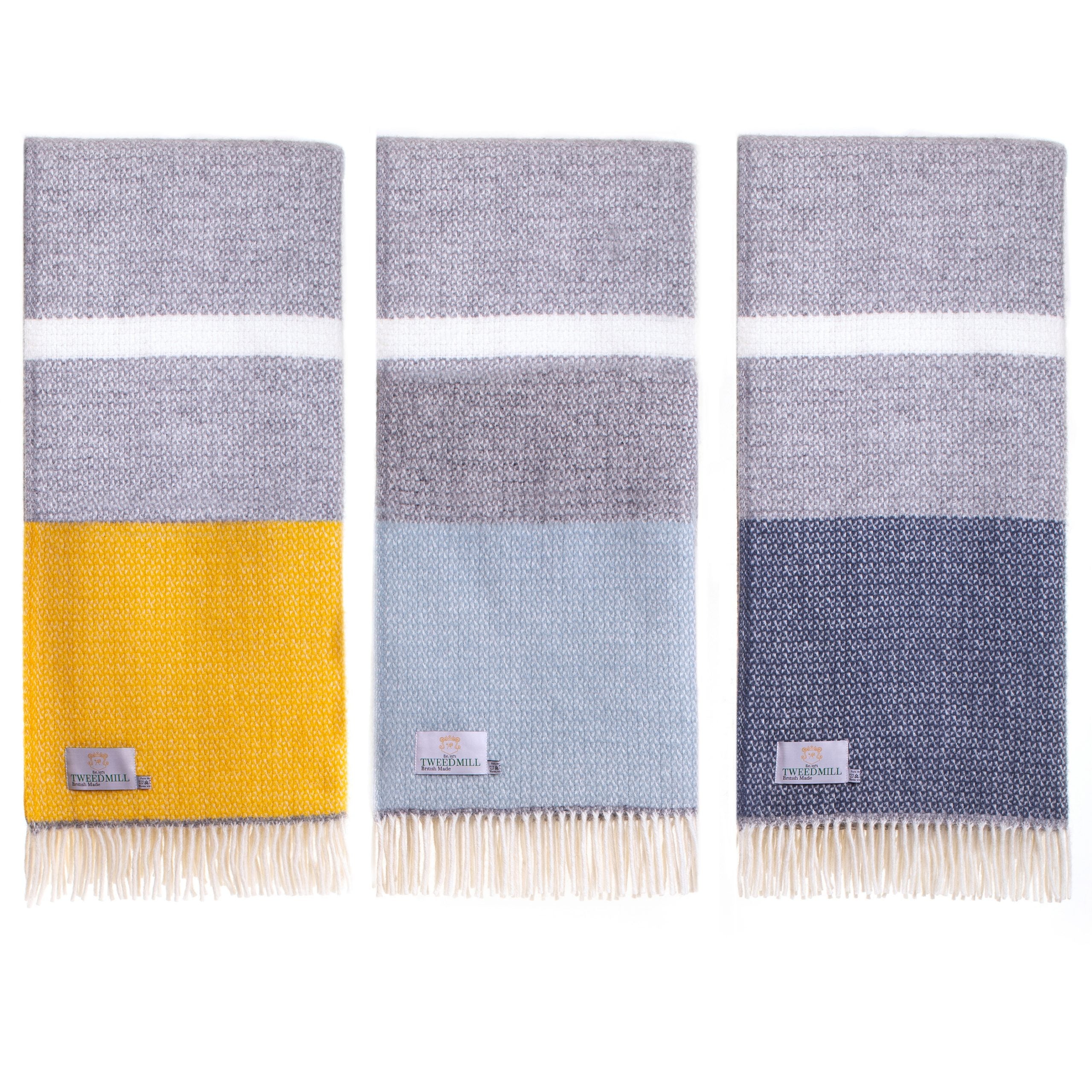 Tweedmill plaid - Illusion Panel Blue Slate
