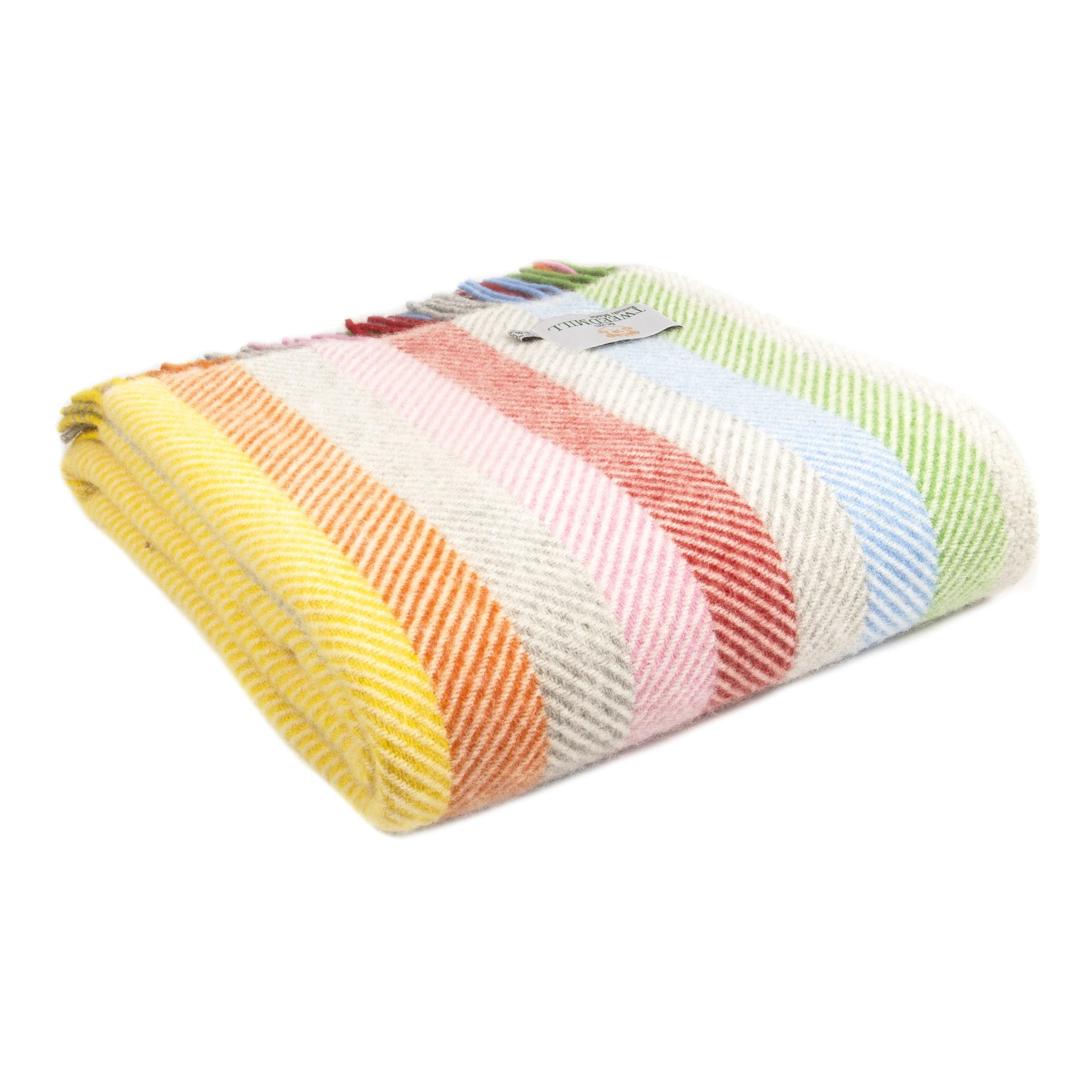 Tweedmill plaid - Stripe Rainbow