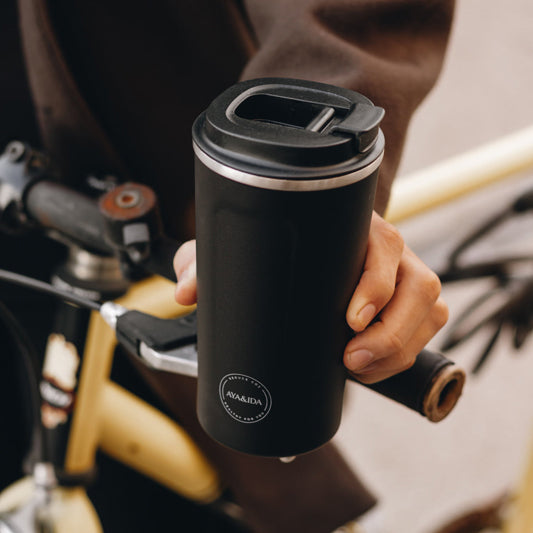 AYA&IDA CUP2GO Matte Black 500 ml