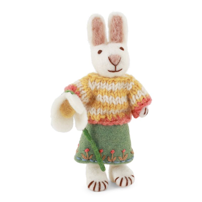 Gry & Sif - Kanin med blomst