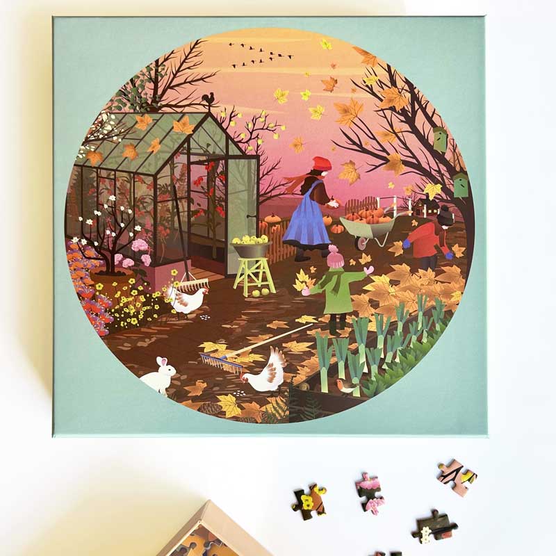 Autumn Feeling - rundt puslespil