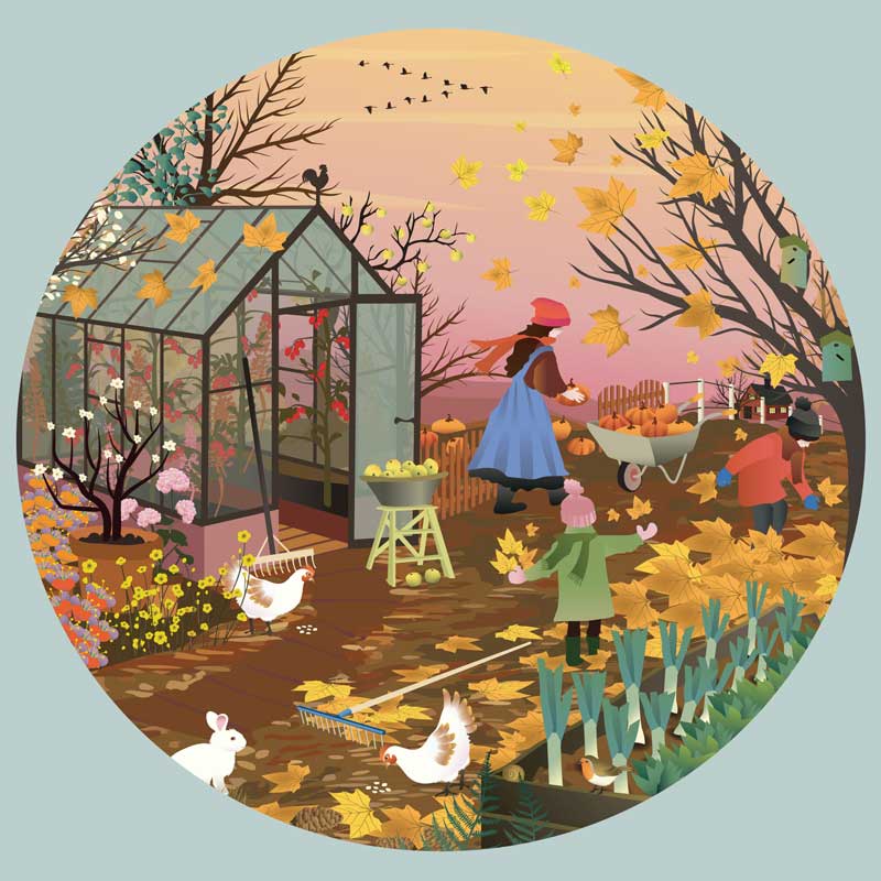 Autumn Feeling - rundt puslespil