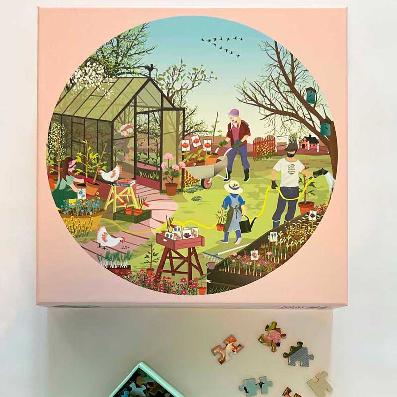 Spring Feeling - rundt puslespil