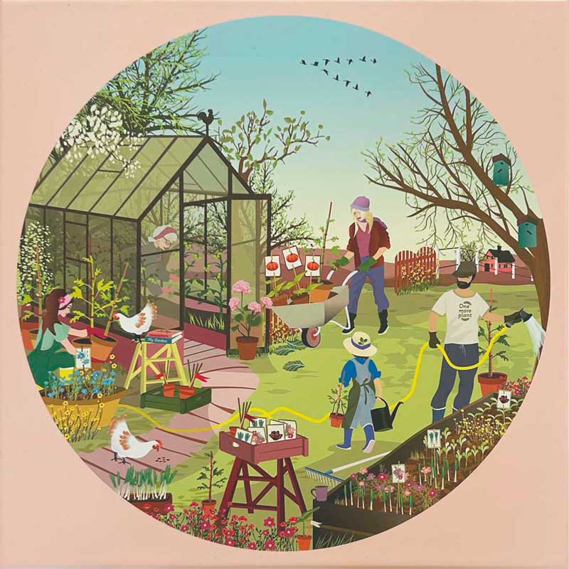 Spring Feeling - rundt puslespil