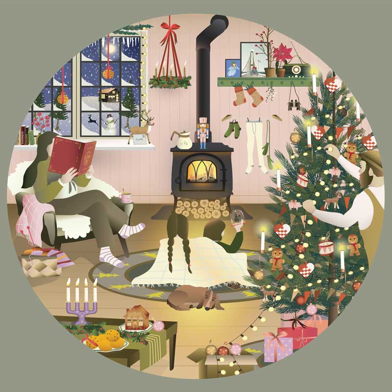 Wonderful Christmas - rundt puslespil
