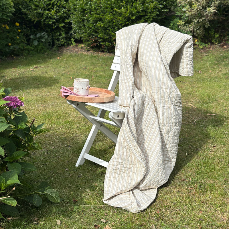 Au Maison Quilt Ethnic, Beige, 140x180 cm