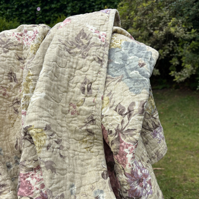 Au Maison Quilt Ethnic, Rose, 140x180 cm